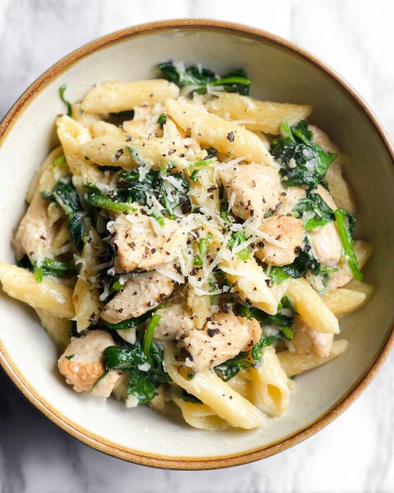 Creamy Chicken Spinach Pasta Recipe