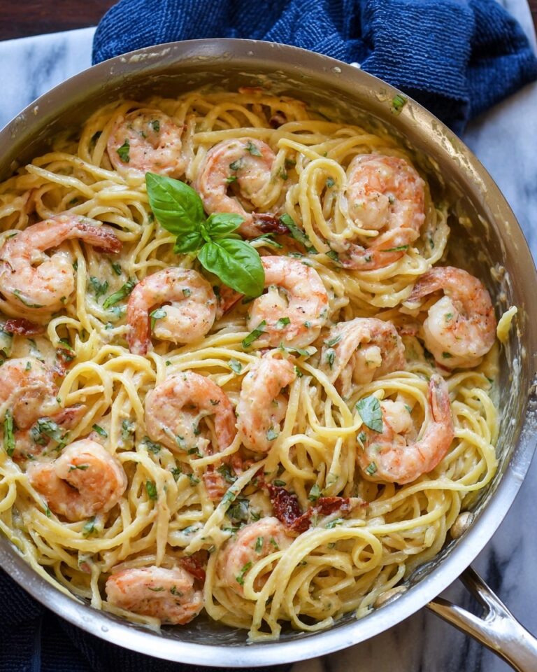 Tuscan Shrimp Pasta Recipe