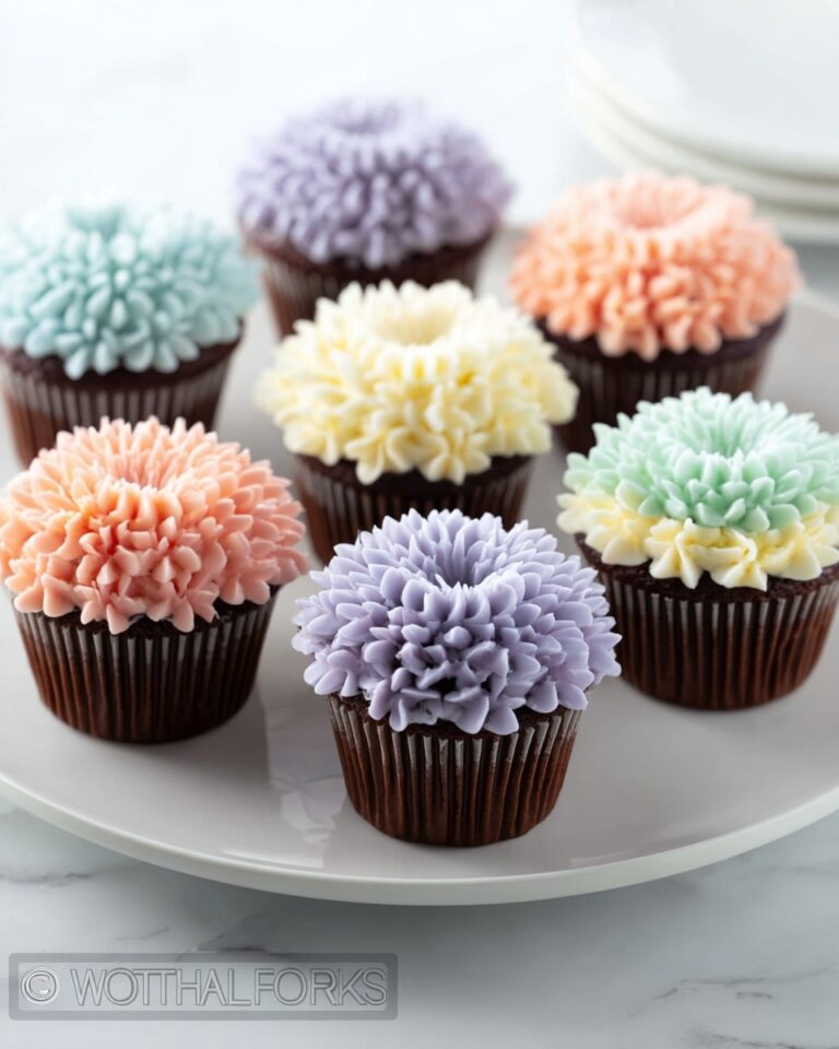 Hydrangea Cupcakes Recipe