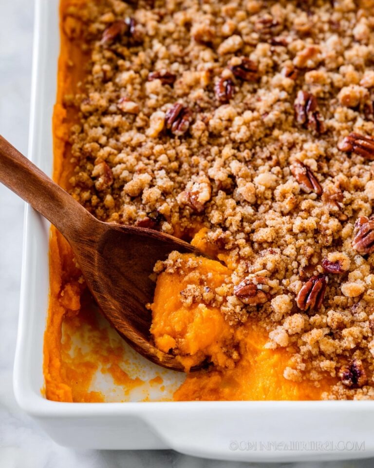 Sweet Potato Casserole with Cranberries and Pecans Recipe