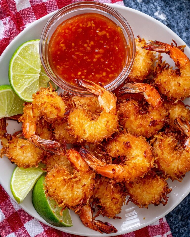 Coconut Shrimp with Sweet Chili-Apricot Dipping Sauce Recipe
