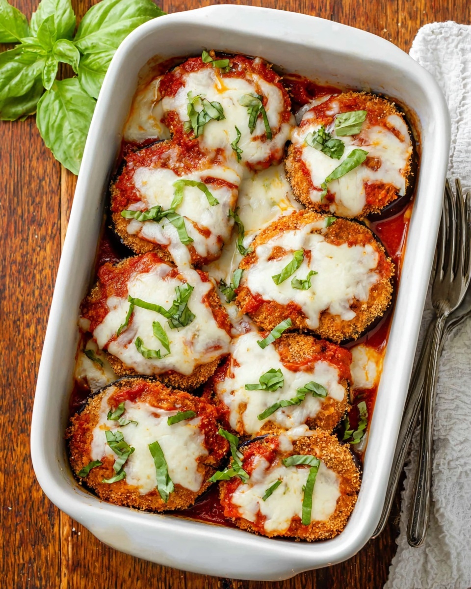 Classic Eggplant Parmesan Recipe - Recipe Image