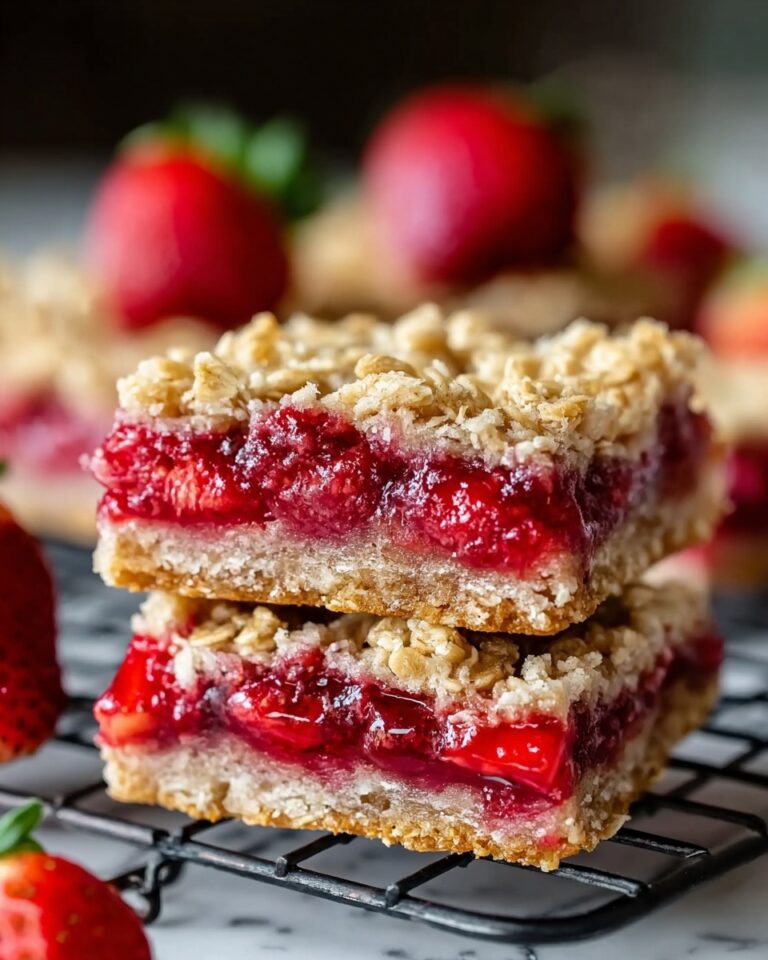 Strawberry Oatmeal Bars Recipe