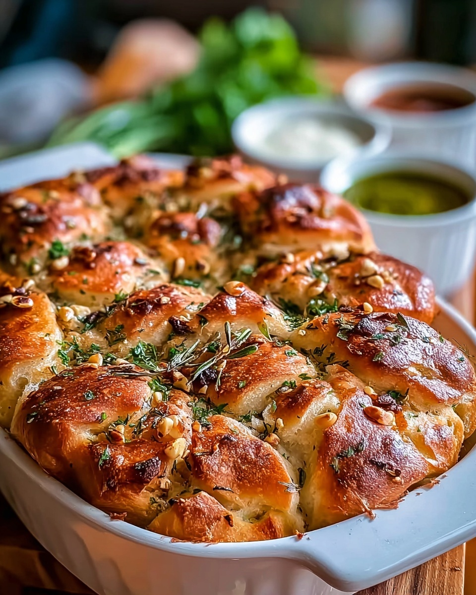 Garlic Parmesan Focaccia Bread Recipe - Recipe Image