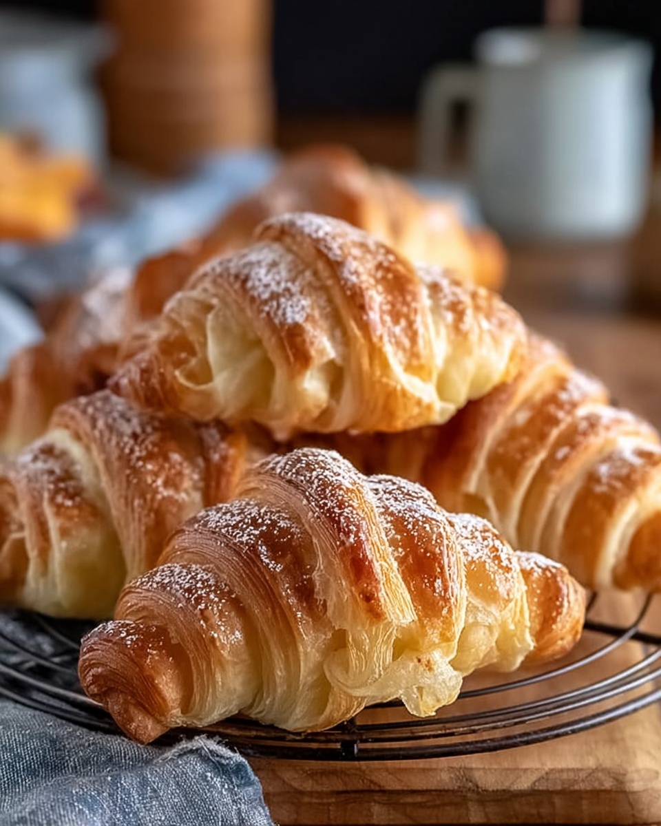 Easy Apple Cinnamon Croissants Recipe - Recipe Image
