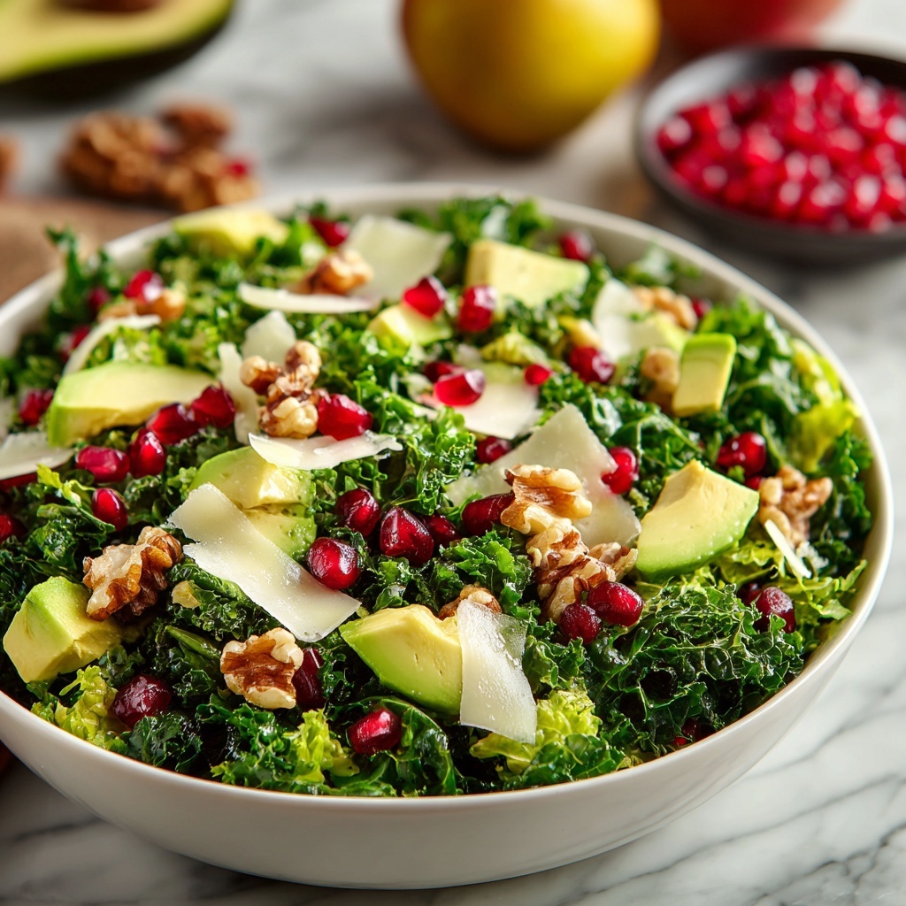 Shredded Brussels Sprouts & Kale Salad Recipe - Recipe Image