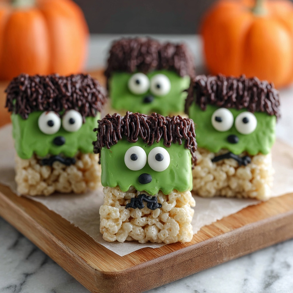 Frankenstein Rice Krispie Treats Recipe - Recipe Image