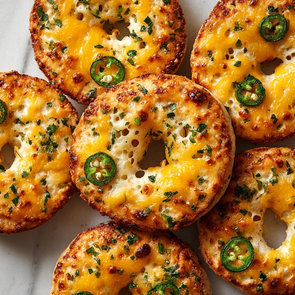 Cheddar Jalapeño Greek Yogurt Bagels: No Yeast, All Flavor Recipe - Recipe Image