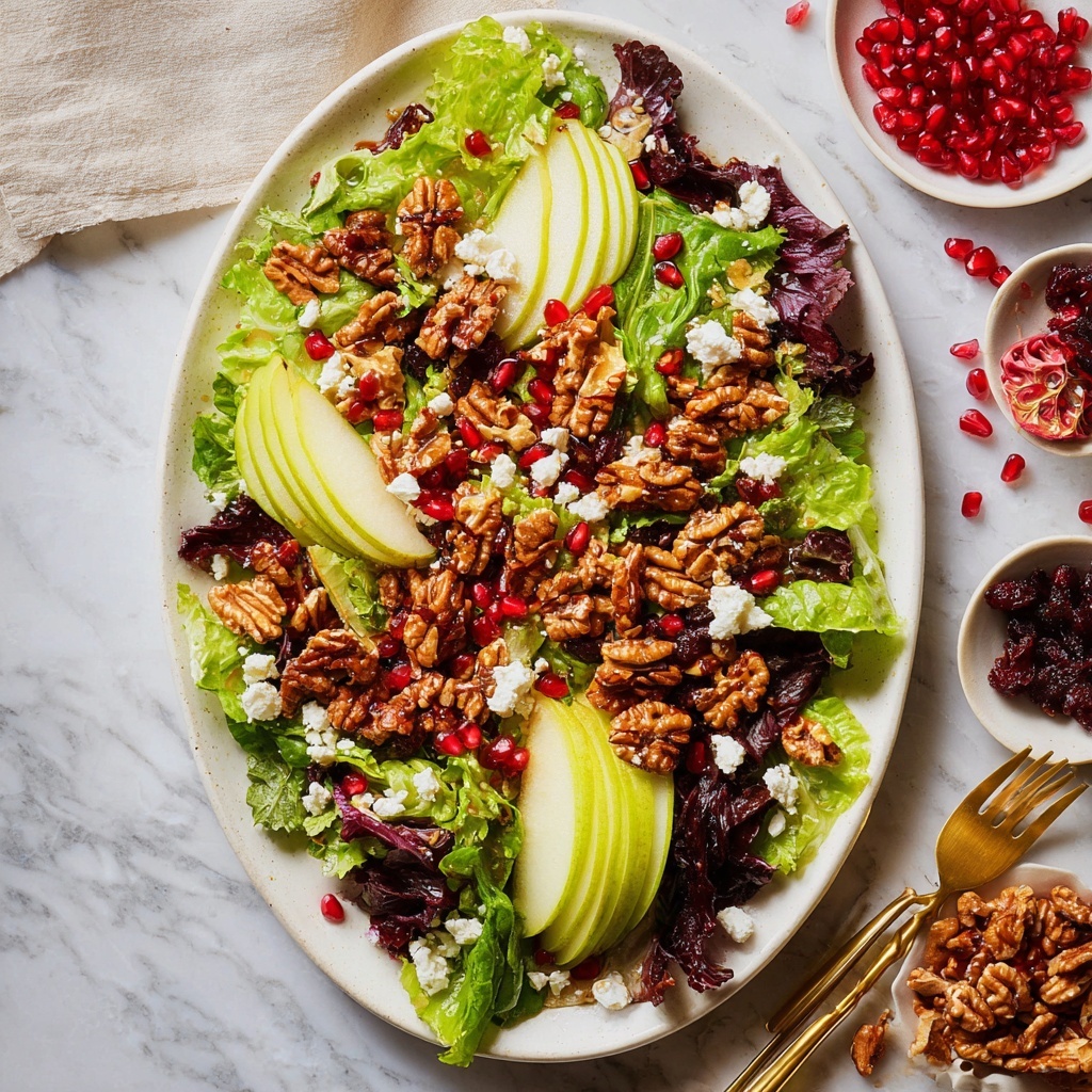 Winter Salad with Candied Walnuts Recipe - Recipe Image