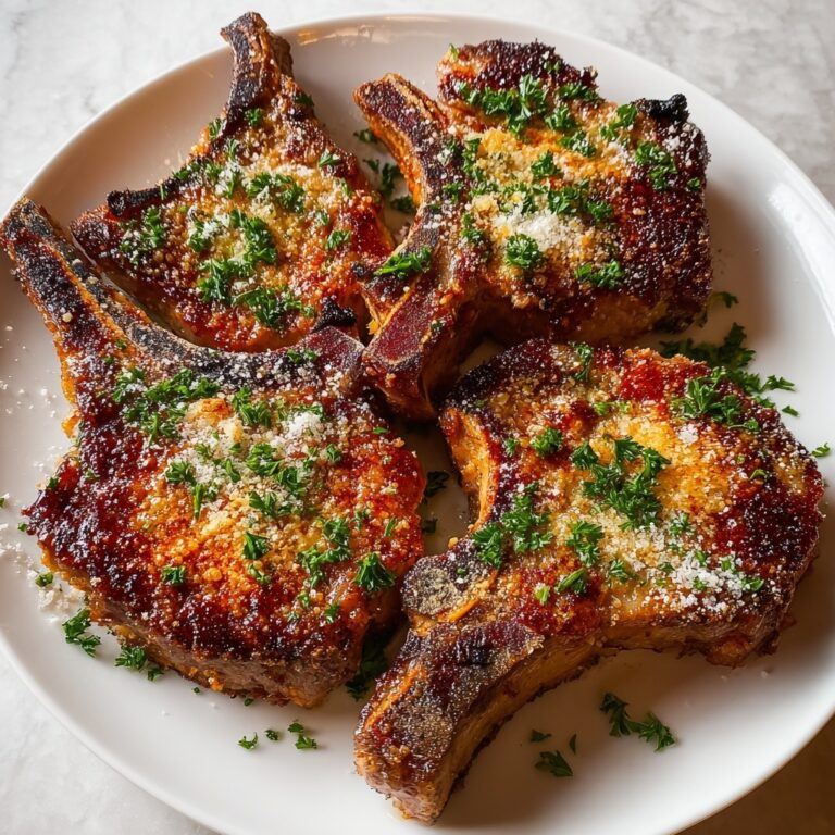 Garlic Parmesan Pork Chops Recipe