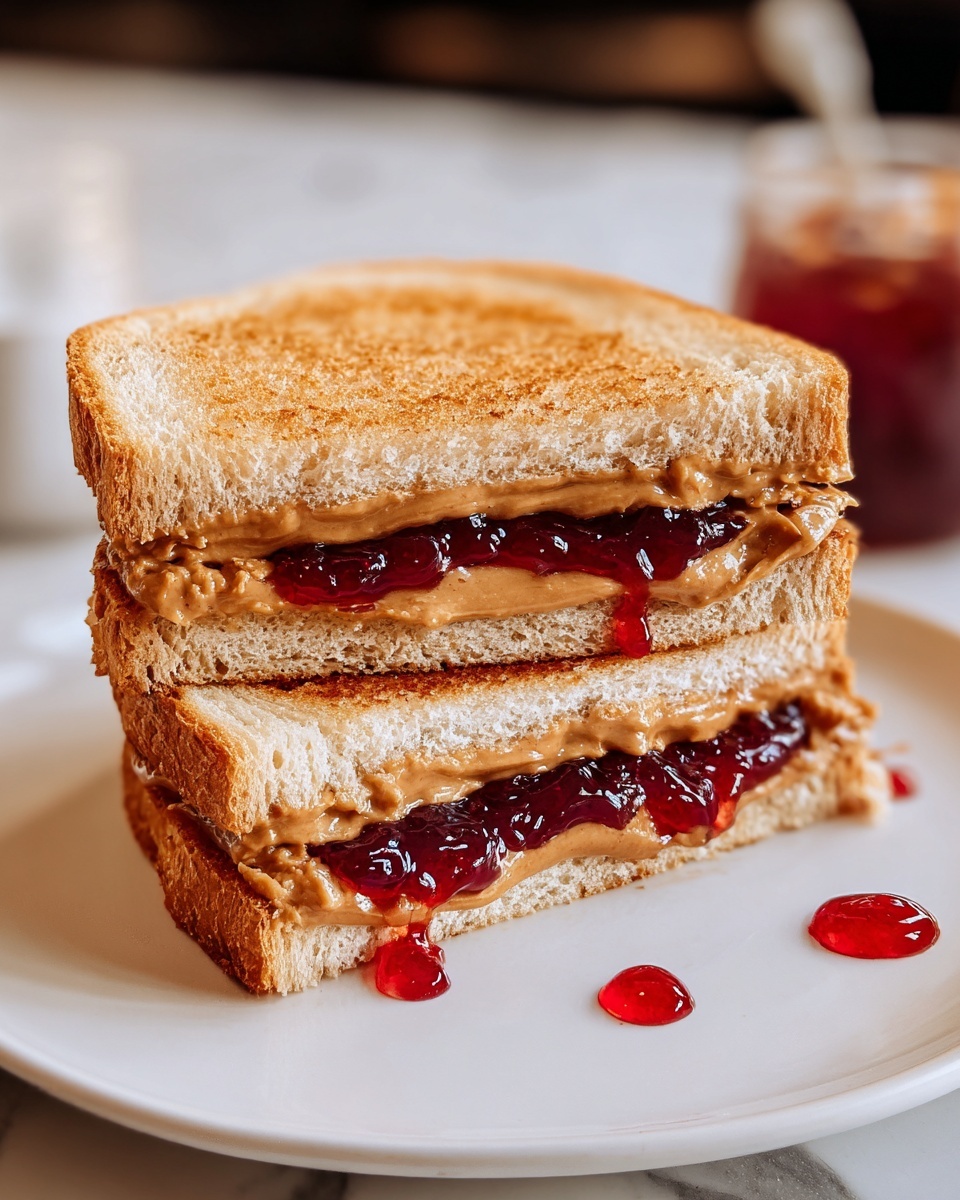 Air Fryer PB&J Sandwich Recipe - Recipe Image