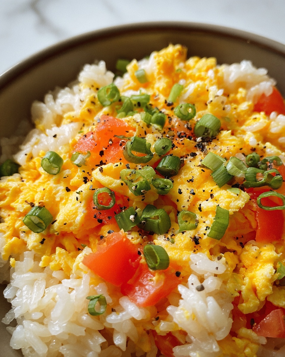 Simple Egg Fried Rice Recipe - Recipe Image
