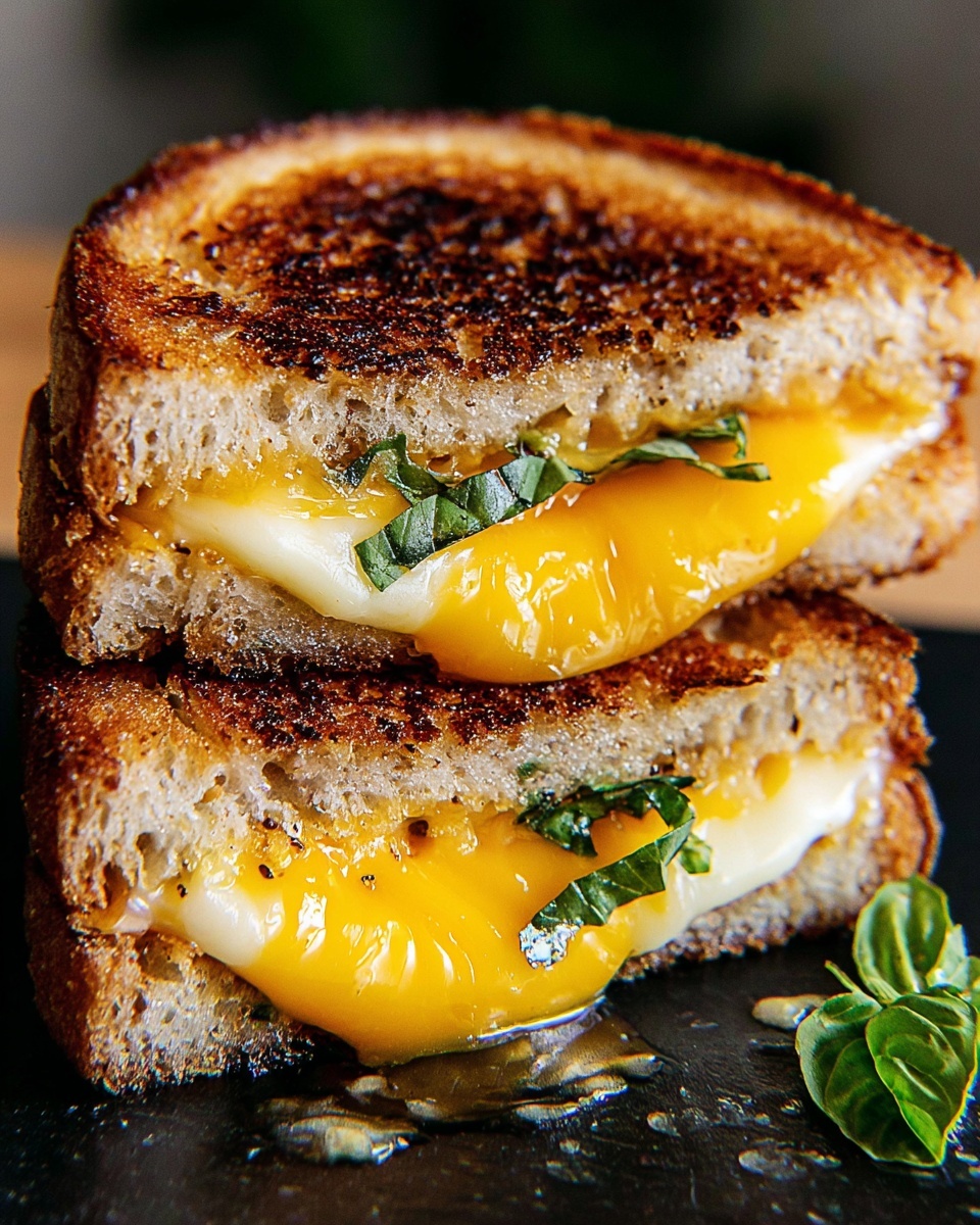 Honey Peach White Cheddar Grilled Cheese Recipe - Recipe Image