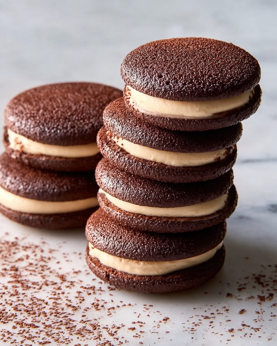 Chocolate Coffee Tiramisu Whoopie Pies Recipe - Recipe Image