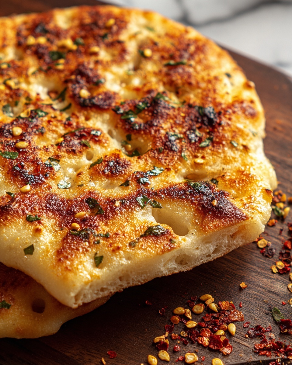 Chili Crisp Cottage Cheese Flatbreads Recipe - Recipe Image