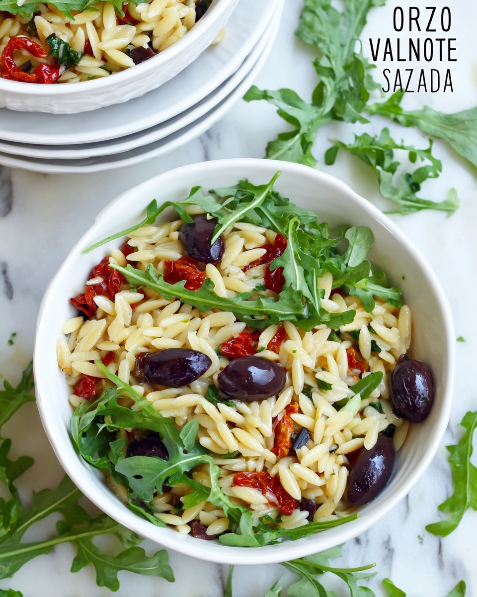 Orzo Salad with Dijon Vinaigrette Recipe - Recipe Image
