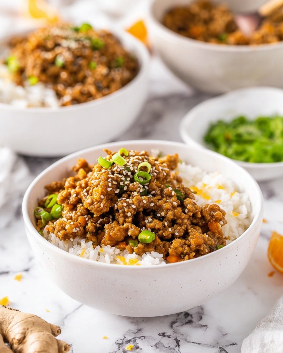 Orange Ground Chicken Recipe - Recipe Image