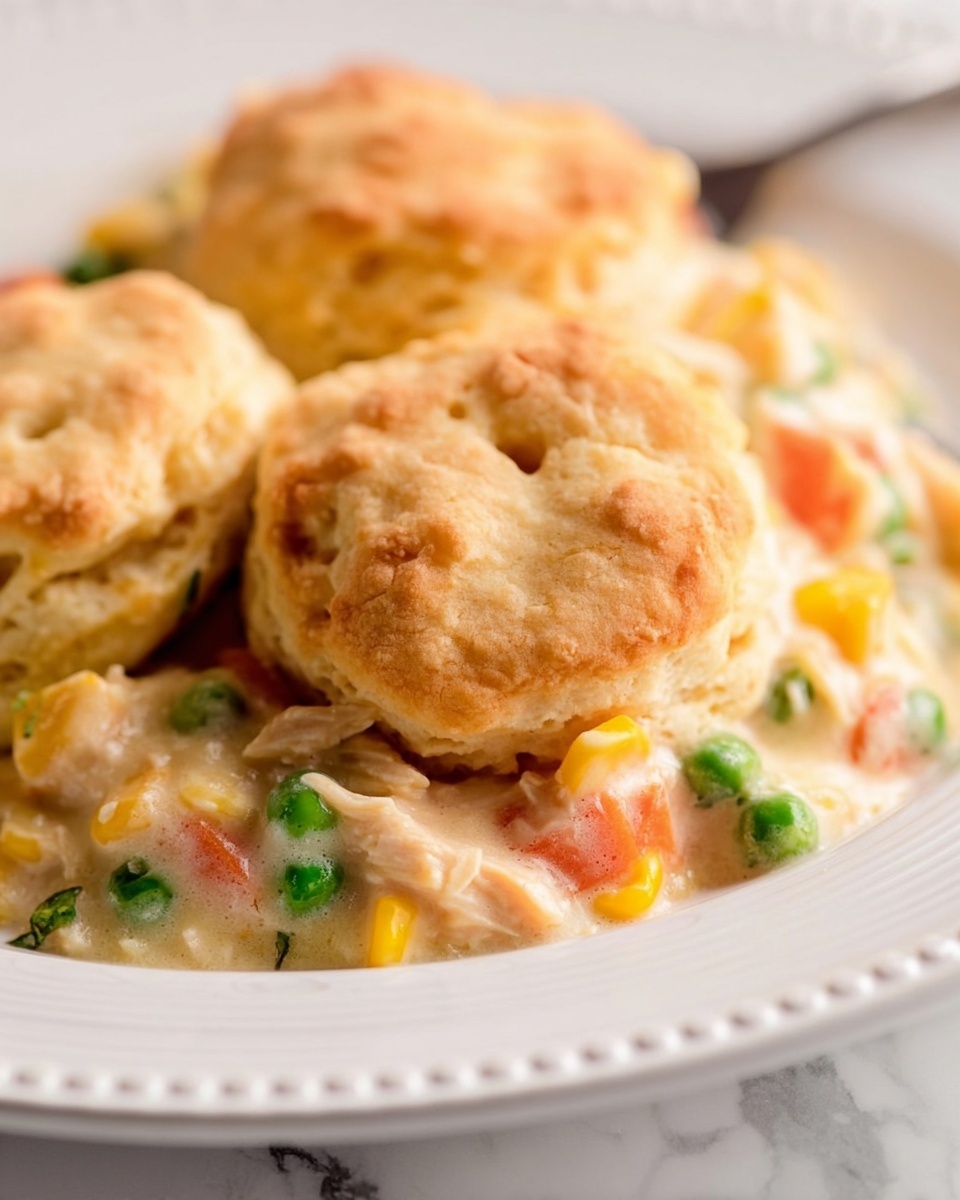 Easy Chicken Pot Pie Casserole Recipe - Recipe Image