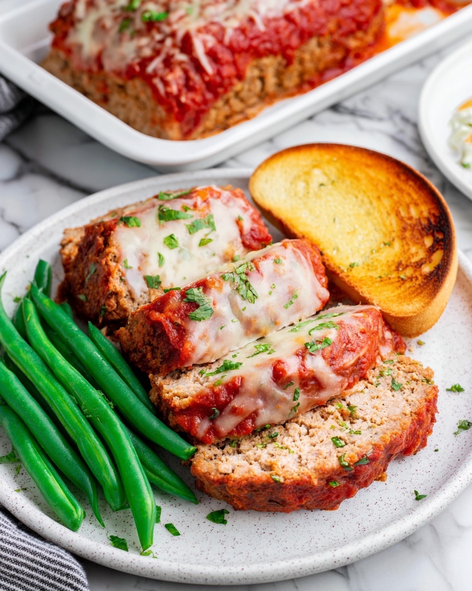 Chicken Parmesan Meatloaf Recipe - Recipe Image