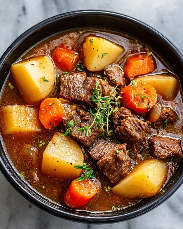 Easy One-Pot Beef Stew for a Cozy Family Favorite Dinner Recipe