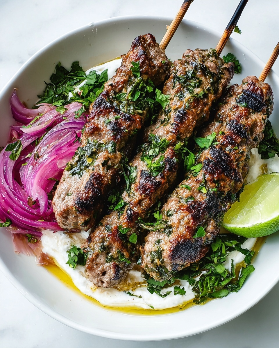Juicy Homemade Chicken Kofta Kebabs Recipe - Recipe Image