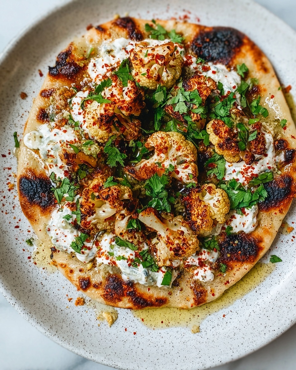 Honey Harissa Cauliflower Parathas Recipe - Recipe Image