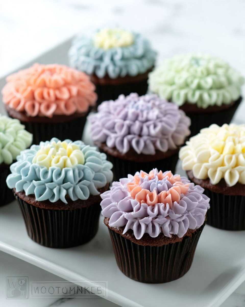 Hydrangea Cupcakes Recipe - Recipe Image