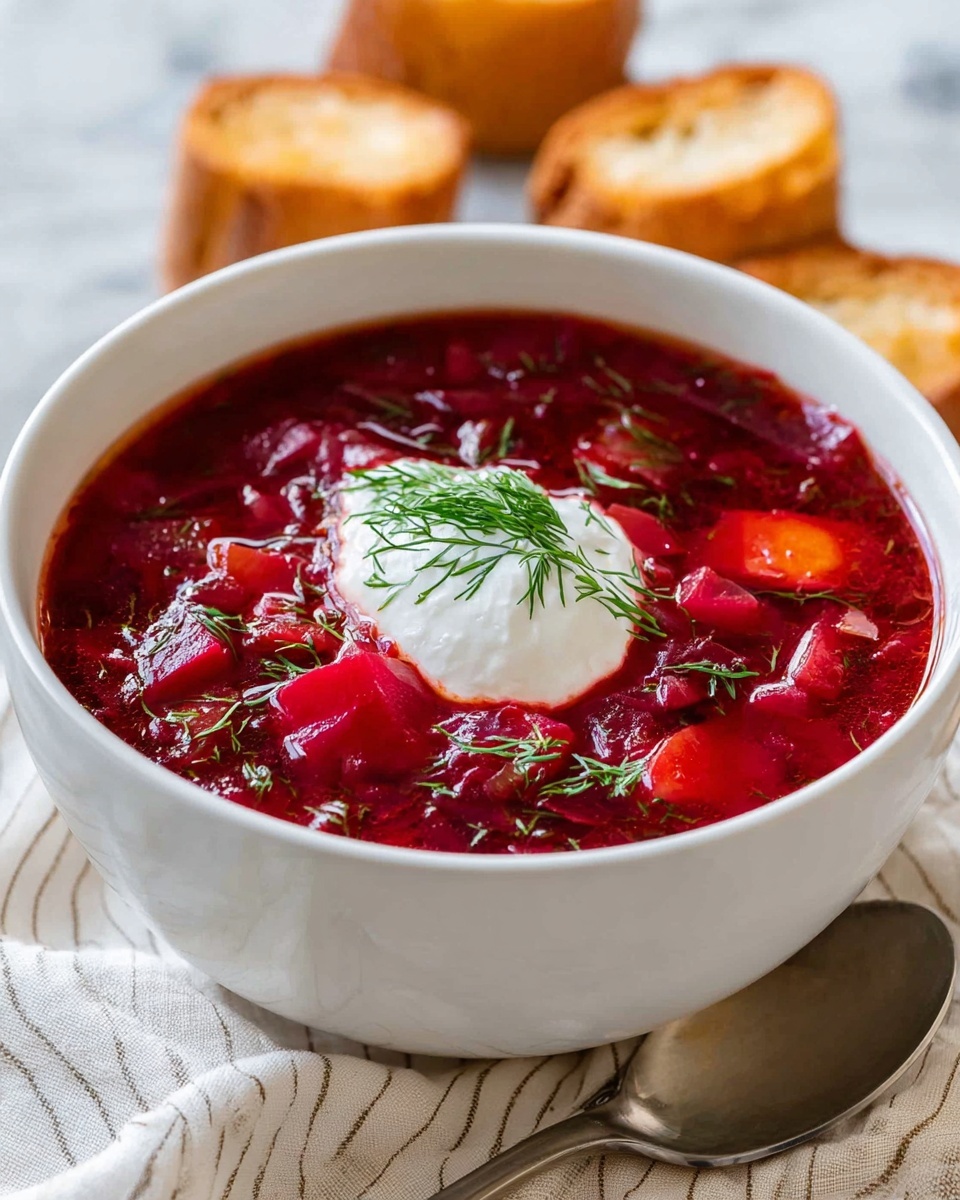 Classic Borscht (Beet Soup) Recipe - Recipe Image