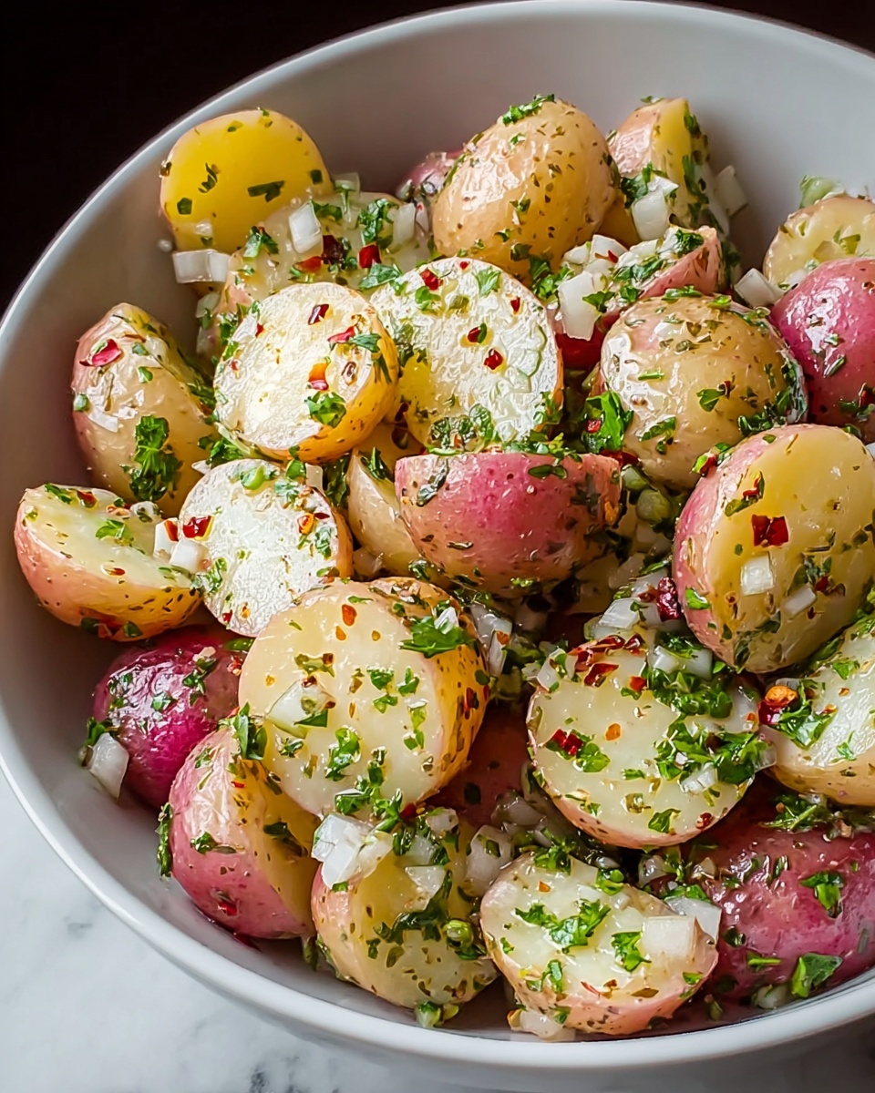 Salt and Vinegar Potato Salad – A Tangy Twist on a Classic Dish Recipe - Recipe Image