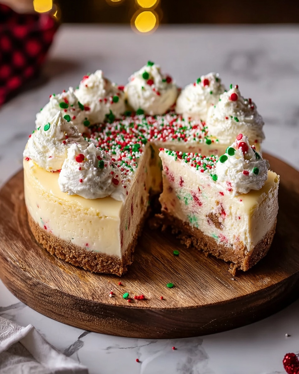 Sugar Cookie Cheesecake – A Sweet and Creamy Dessert Delight Recipe - Recipe Image