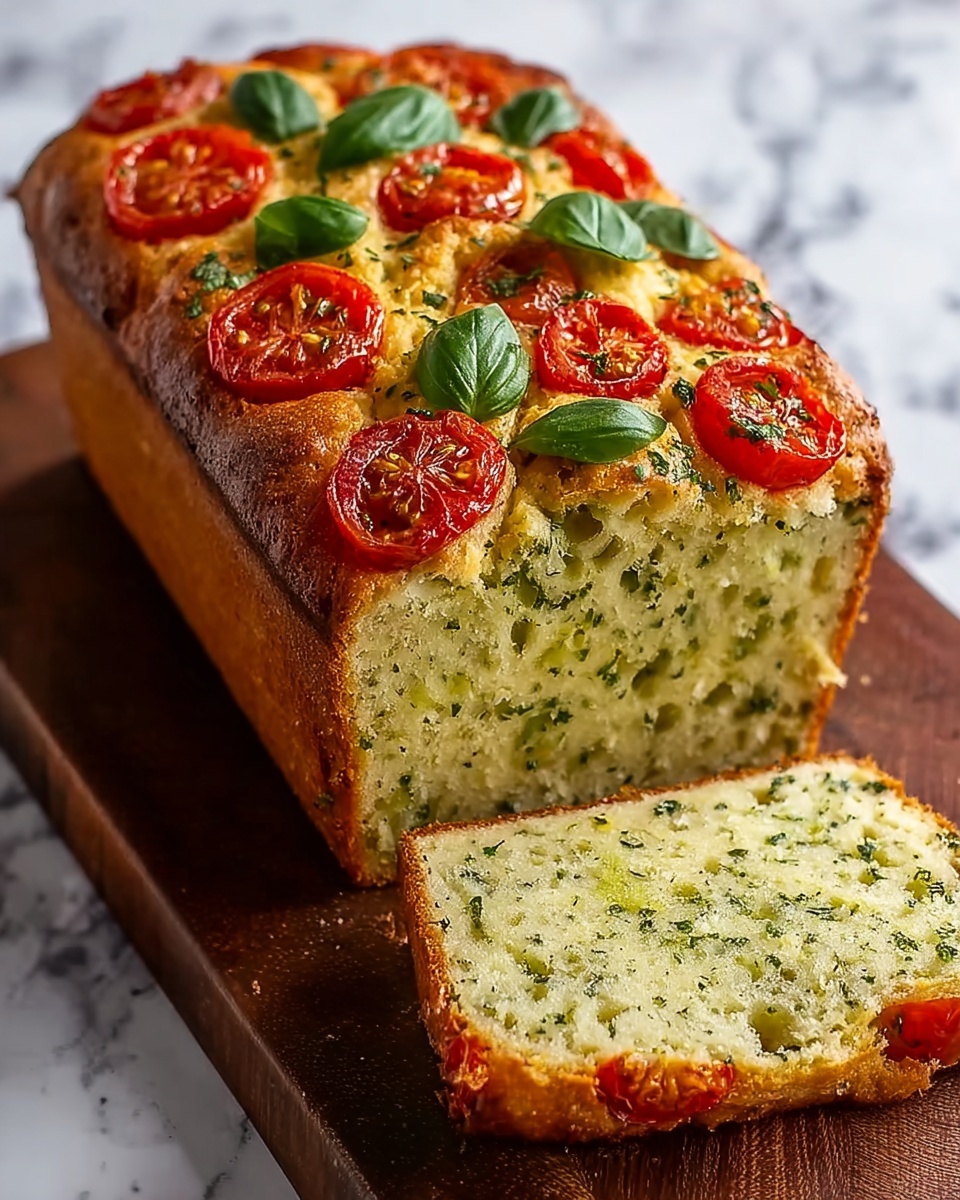 Irresistibly Delicious Savory Caprese Bread Recipe - Recipe Image