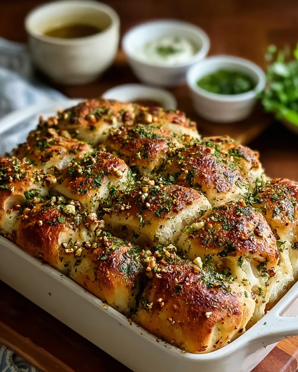 Garlic Parmesan Focaccia Bread Recipe - Recipe Image
