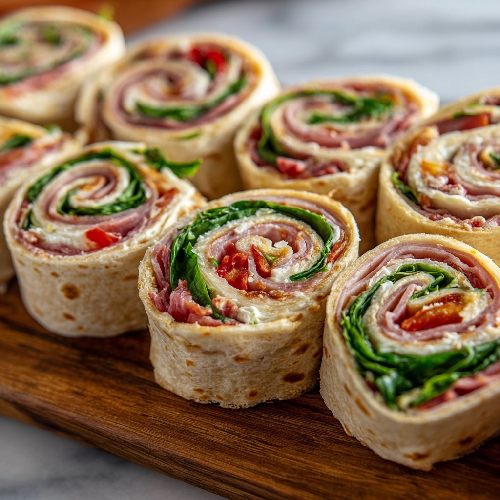 Italian Pinwheels Recipe - Recipe Image