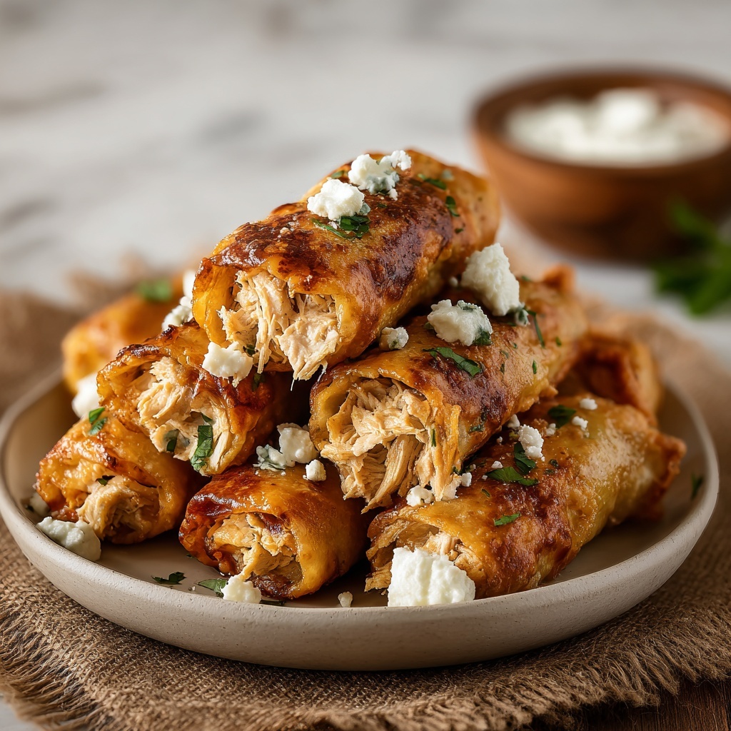 Buffalo Chicken Poppers: Spicy, Cheesy, and Crowd-Pleasing Bites Recipe - Recipe Image