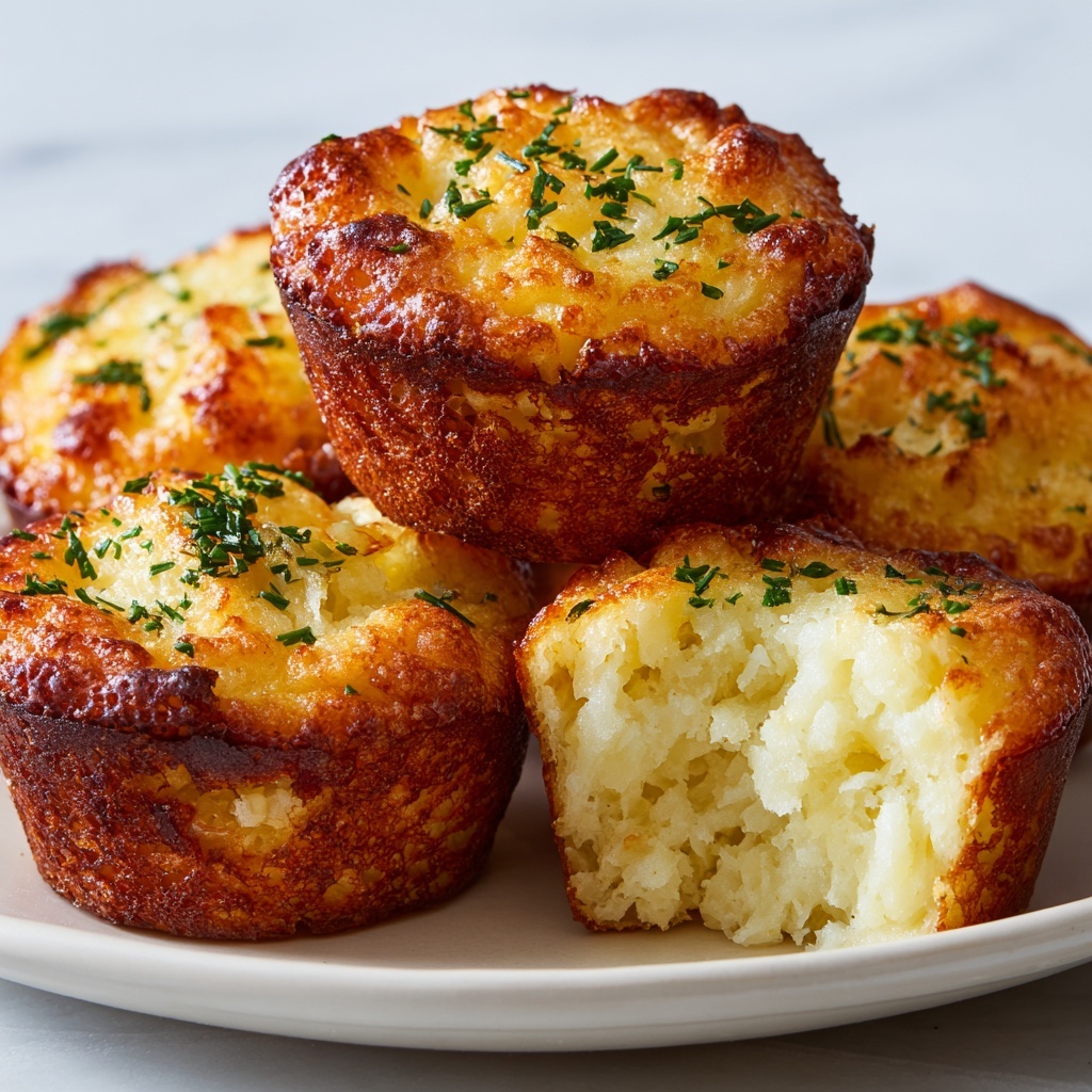 Crispy Mashed Potato Muffins Recipe - Recipe Image