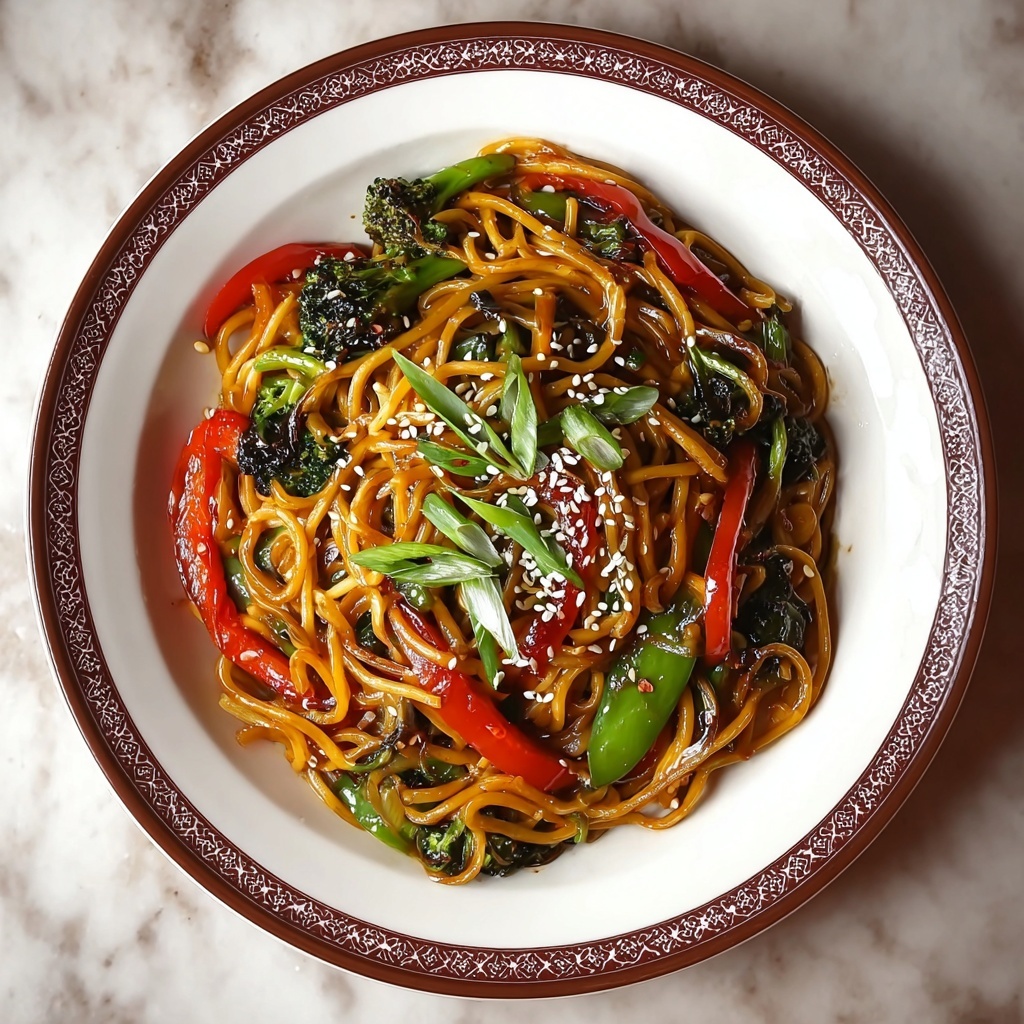 Spicy Stir-Fried Mongolian Noodles Recipe - Recipe Image