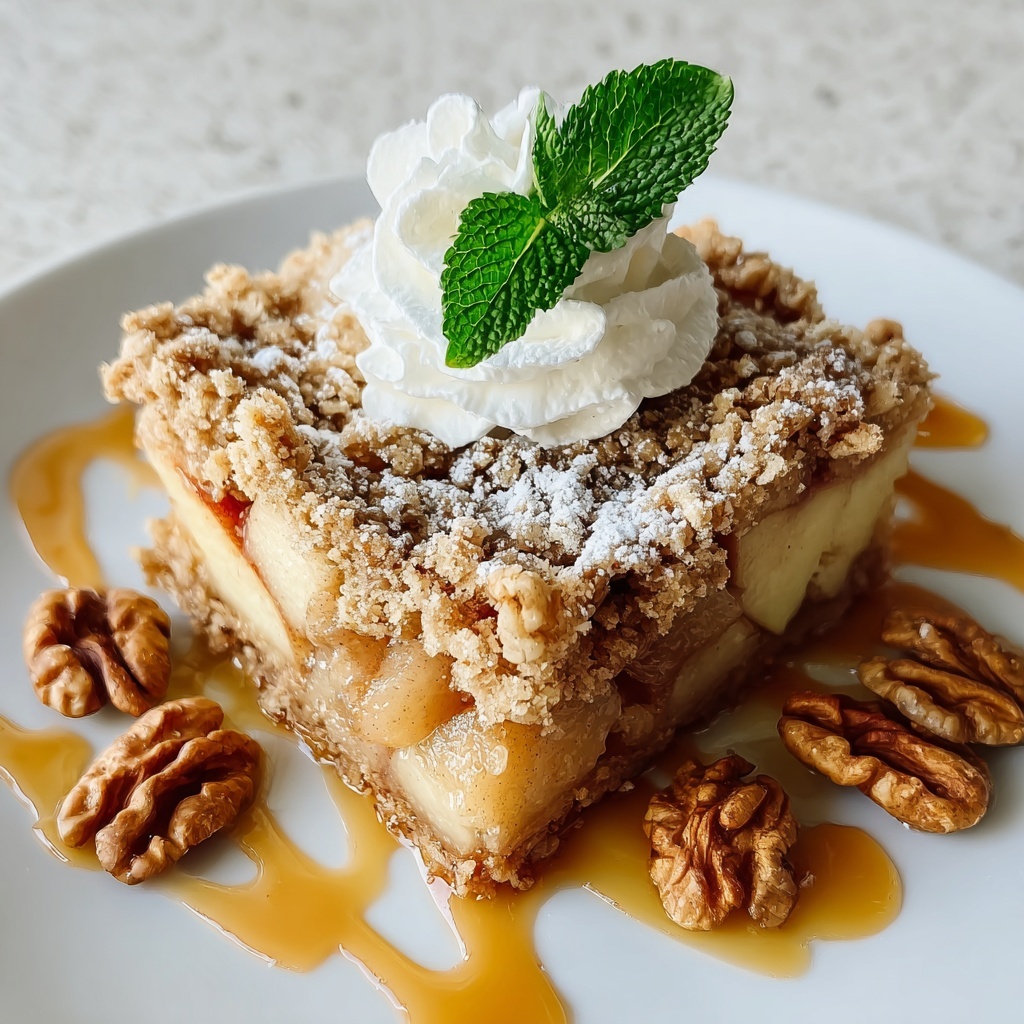 Apple Crisp Bars Recipe - Recipe Image