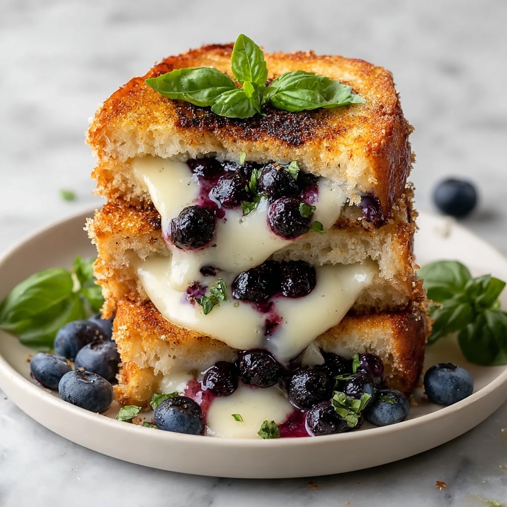 Blueberry and Brie Grilled Cheese Sandwich Recipe - Recipe Image