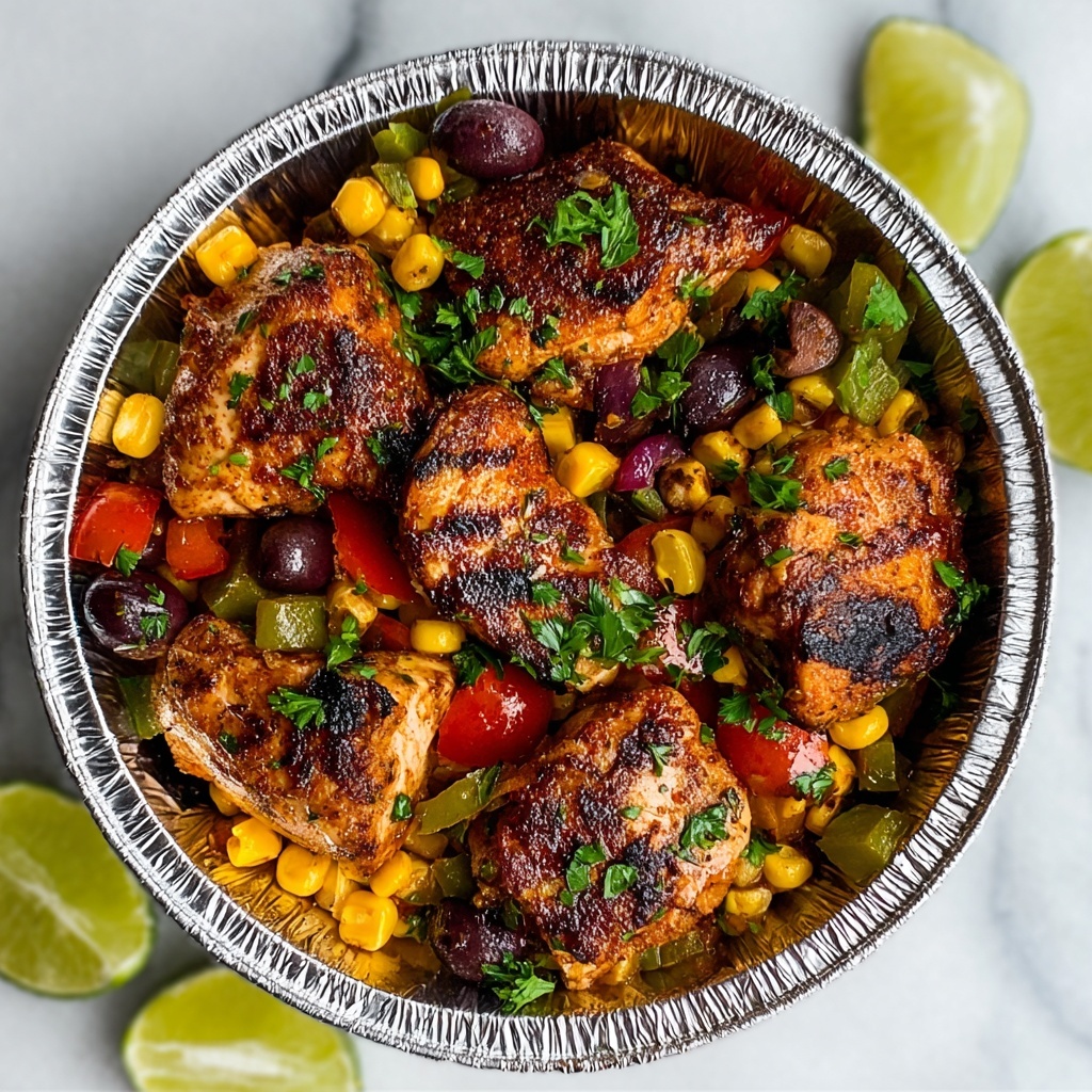 Santa Fe Chicken Foil Packets Recipe - Recipe Image