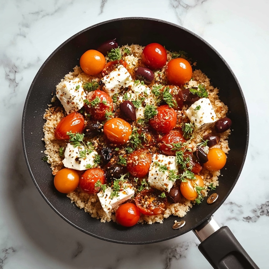 Mediterranean Keto Ground Chicken Skillet with Olives and Feta Recipe - Recipe Image