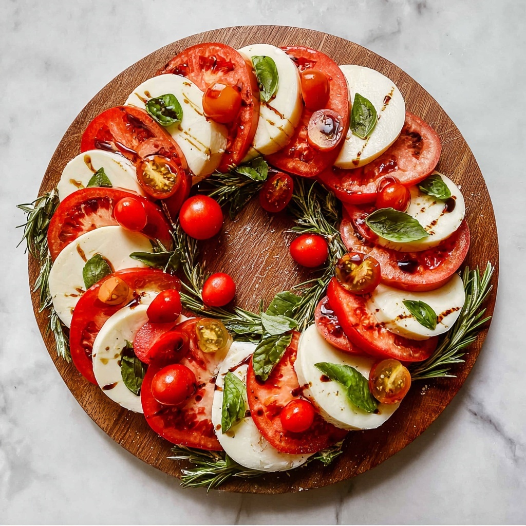 Caprese Wreath Recipe - Recipe Image