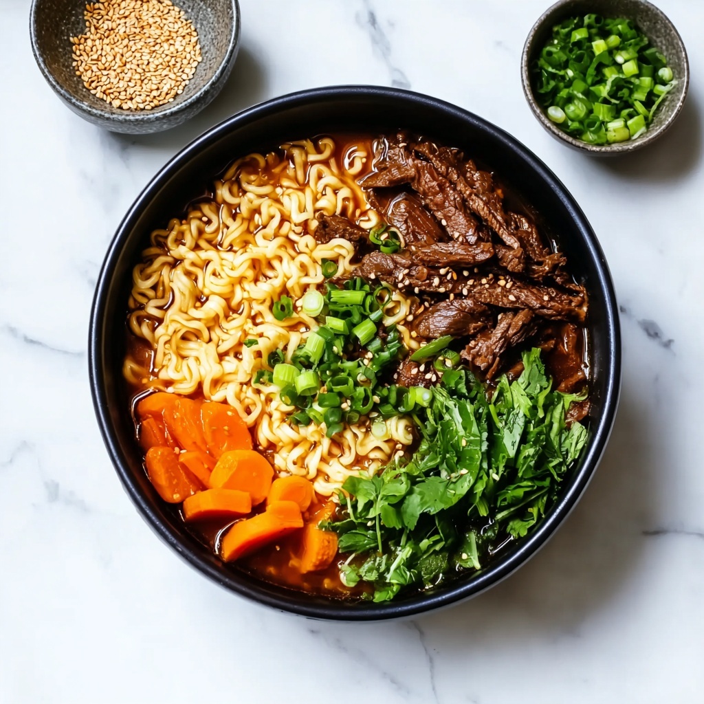 Slow Cooker Beef Ramen Noodles Recipe - Recipe Image
