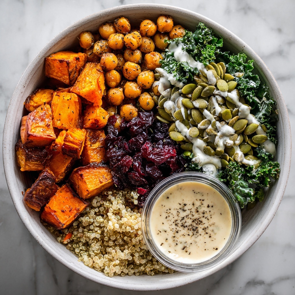 Quinoa Harvest Bowl with Sweet Potato & Kale Recipe - Recipe Image
