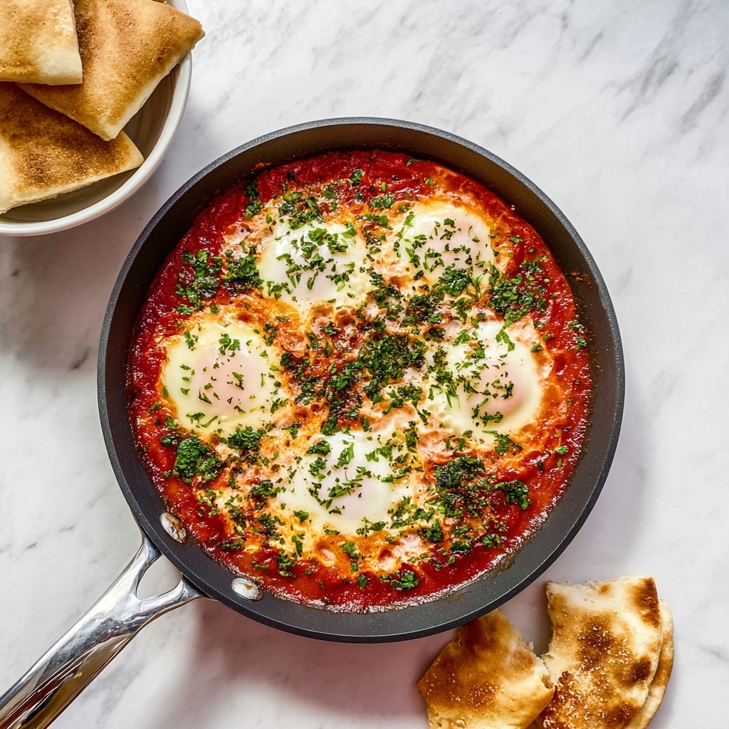Shakshouka: Spicy Tomato and Egg Skillet Recipe - Recipe Image