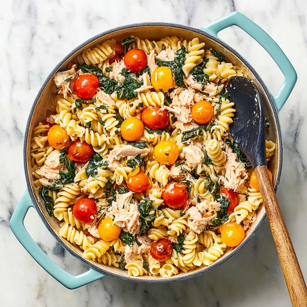 Salmon Boursin Pasta Recipe - Recipe Image