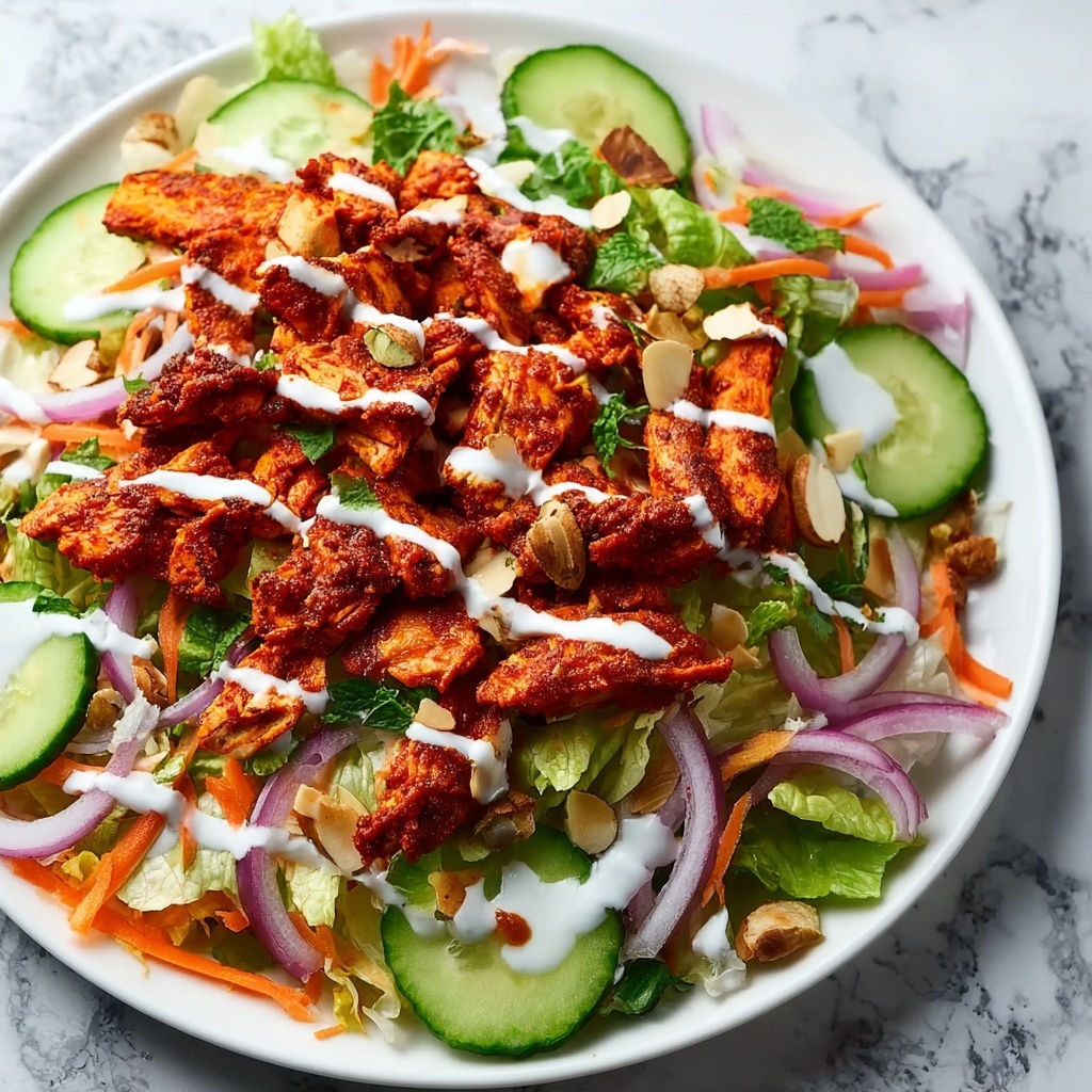 Gyro Salad with Tzatziki and Feta Recipe - Recipe Image