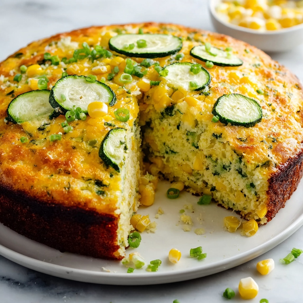 Zucchini Cornbread Casserole Recipe - Recipe Image