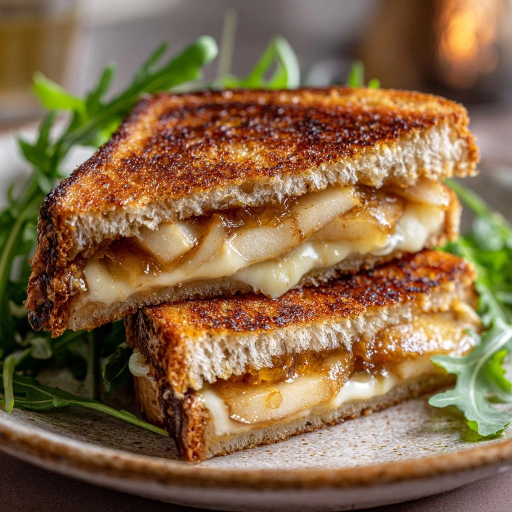 Cinnamon Sugar Brie and Apple Grilled Cheese Recipe - Recipe Image