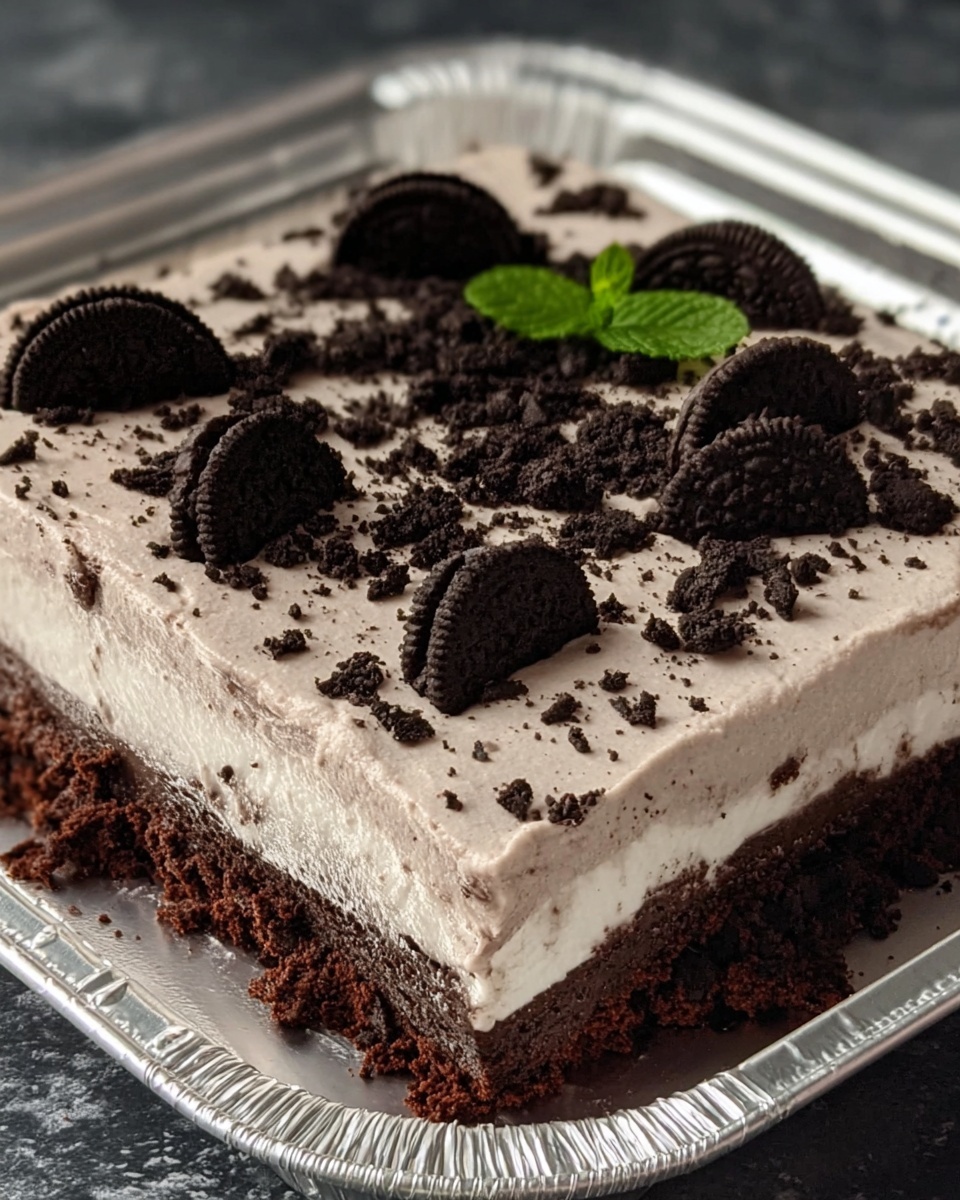 No-Bake Oreo Mud Pie Recipe - Recipe Image