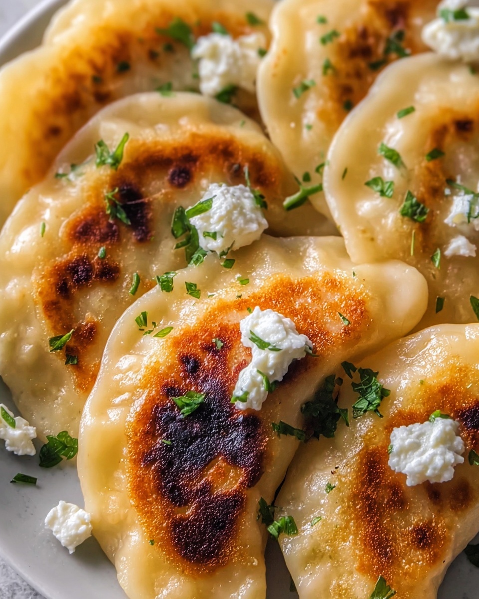 Roasted Butternut Squash and Feta Pierogi Recipe - Recipe Image
